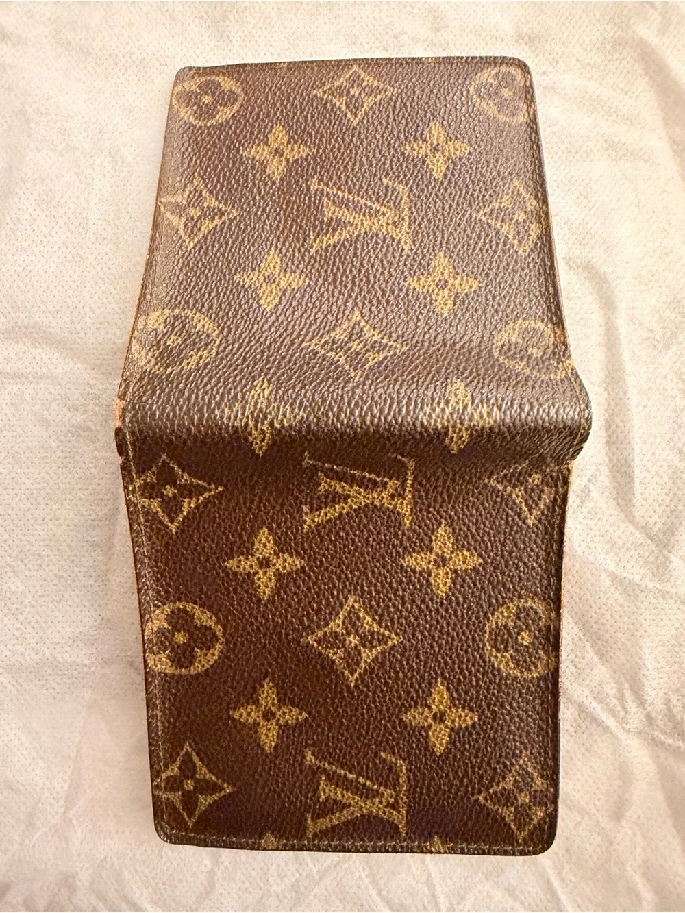 Louis Vuitton Monogram Canvas Bifold Wallet in Brown and Tan